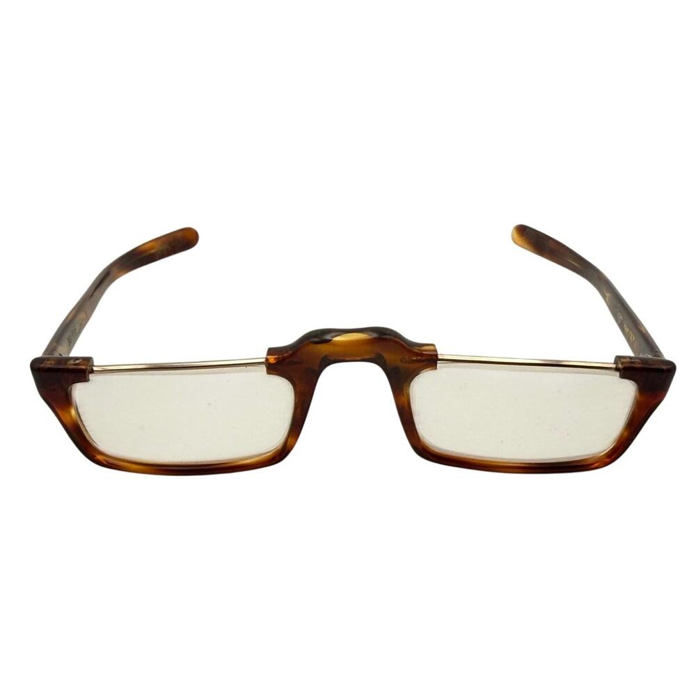 Vintage Safilo Dante Eyeglass Frames Brown Tortoise Italy 5 3/4 Unisex